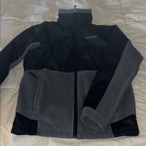 Columbia Black and Gray Fleece Jacket